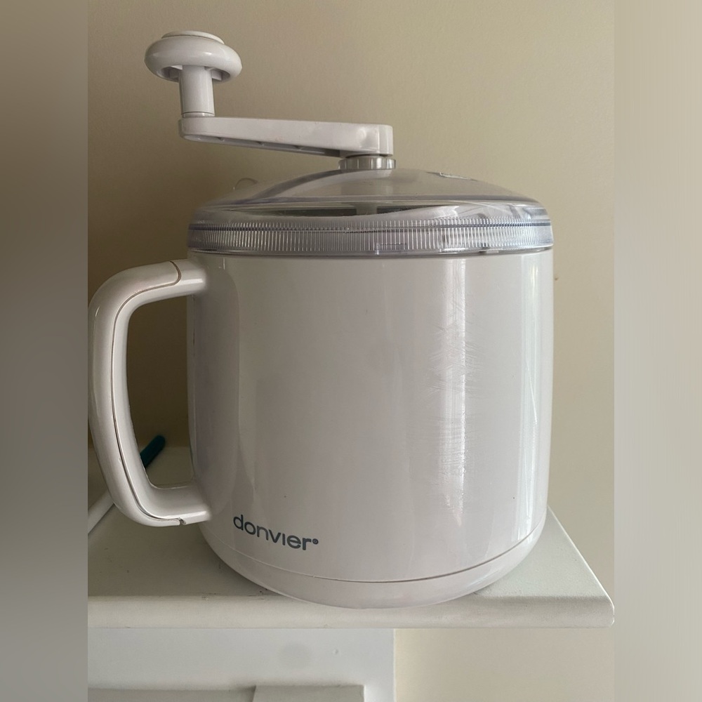 Donvier Ice Cream Maker Hand Crank